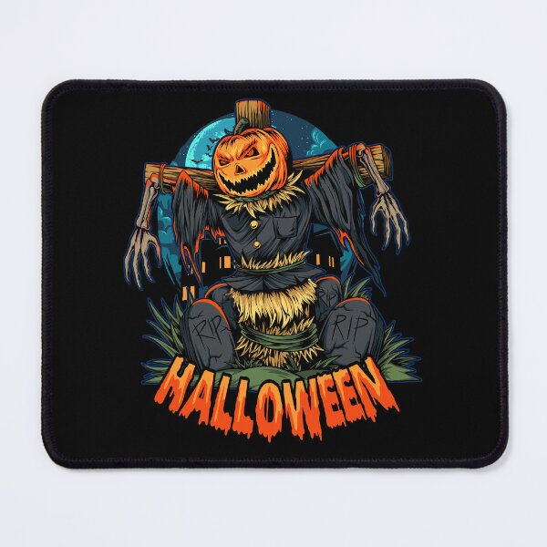 Item preview, Halloween Pumpkin, Scarecrow, Moon, and Bats - A Spooky Collection designed and sold by ArtStile.