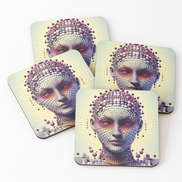 Item preview, Spherized Portrait made up of 3D Shapes designed and sold by AtithasosTragos.