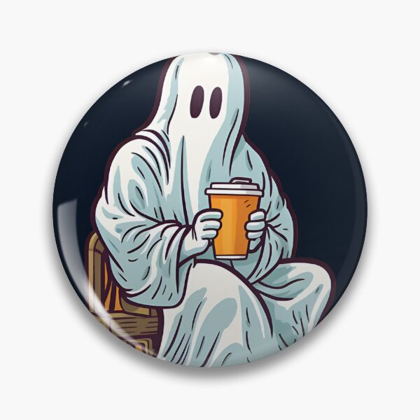 Item preview, But first Coffee, Cute Halloween Ghost for Halloween festival Halloween Party Classic  designed and sold by Noodle Doodle.