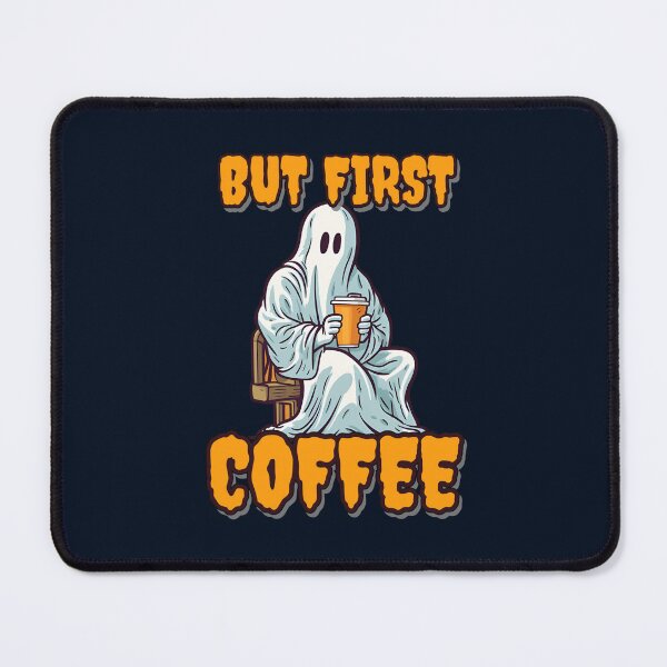 Item preview, But first Coffee, Cute Halloween Ghost for Halloween festival Halloween Party Classic designed and sold by Noodle Doodle.