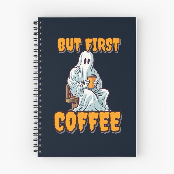 Item preview, But first Coffee, Cute Halloween Ghost for Halloween festival Halloween Party Classic  designed and sold by Noodle Doodle.