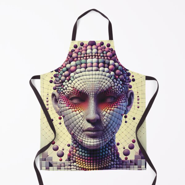 Item preview, Spherized Portrait made up of 3D Shapes designed and sold by AtithasosTragos.