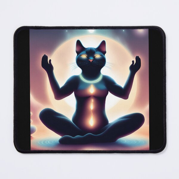 Item preview, Yoga cat elements designed and sold by Print4Shirt4You.