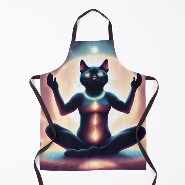 Item preview, Yoga cat elements designed and sold by Print4Shirt4You.