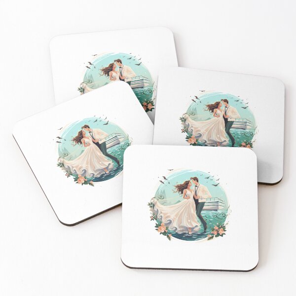Item preview, Boat, Sea and Newlyweds - Wedding - Gifts for Bride, Gifts for Women designed and sold by WeekendSurprise.