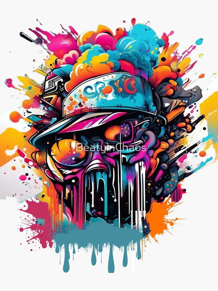 Urban Explosion Street Art Vibes, Graffiti art splash
