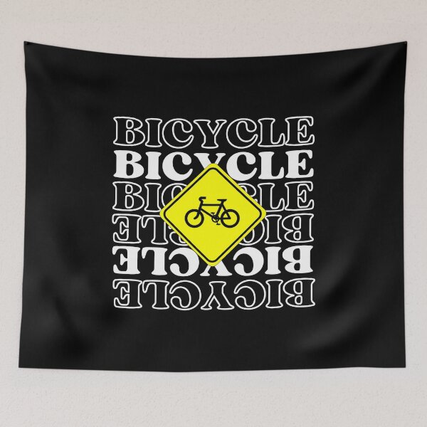 Item preview, bicycle warning designed and sold by DeDiosShop.