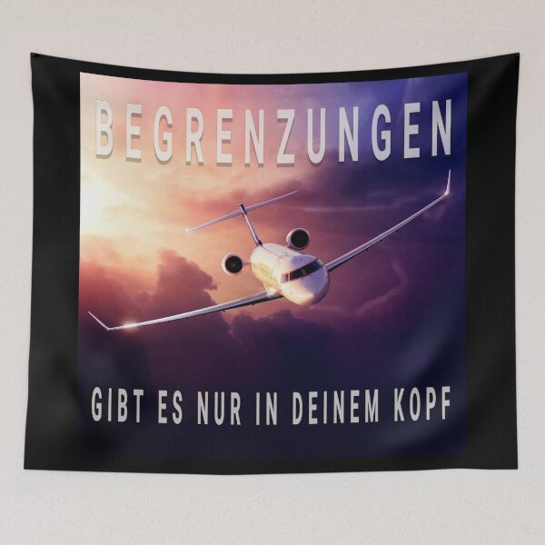 Artikelvorschau, Begrenzungen gibt es nur in Deinem Kopf entworfen und verkauft von AdleruCo.