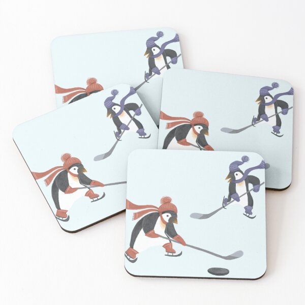 Artikelvorschau, Pinguine spielen Hockey auf dem Eis entworfen und verkauft von adelacreative.