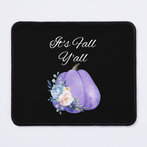 Item preview, It's Fall Y'all Fall Floral Purple Pumpkin  designed and sold by GraphicsClub.