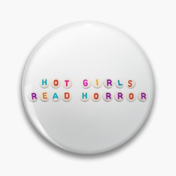 Item preview, HOT GIRLS READ HORROR designed and sold by metromuse.