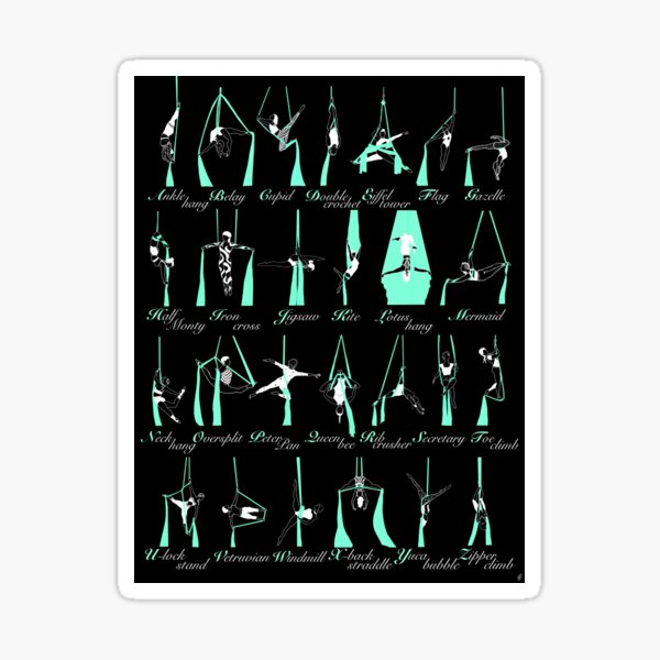 Item preview, Complete Aerial Alphabet (silks) inverted designed and sold by rlynnj.