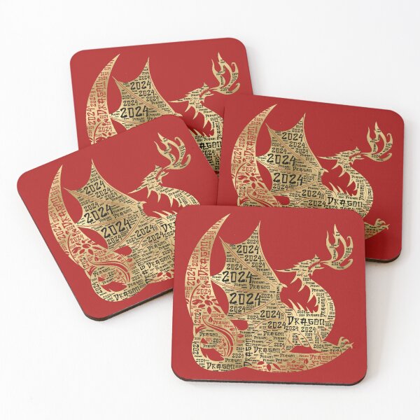 Item preview, 2024 - Year of the Dragon | Happy Chinese New Year | Lunar New Year | Golden Dragon  designed and sold by StarryHeavens.