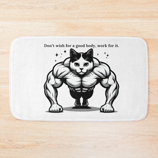 Item preview, Cat slave - The Muscular cat - Cat meme designed and sold by mamacub.