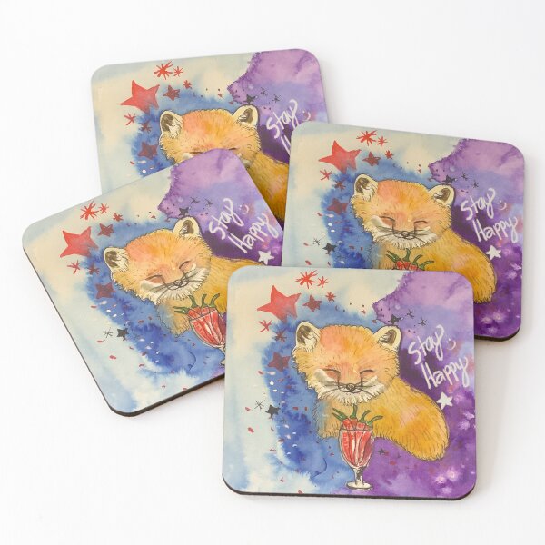 Item preview, Baby fox, stay happy designed and sold by altairaleon.