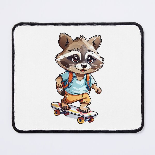 Item preview, Skateboarding Racoon  designed and sold by LabZoidd.