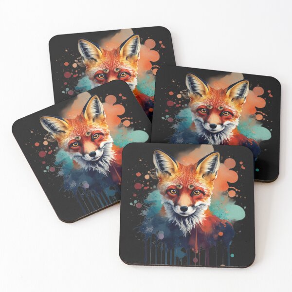 Item preview, Fox in colors designed and sold by TeeGraphicPro.