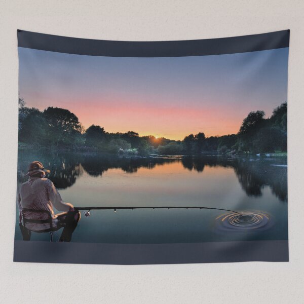 Item preview, Fishing Till The Sun Goes Down designed and sold by Alisonchambers2.