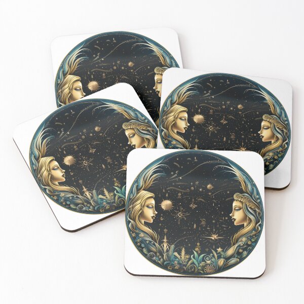 Item preview, Celestial Twins Gemini  designed and sold by tivaslove.