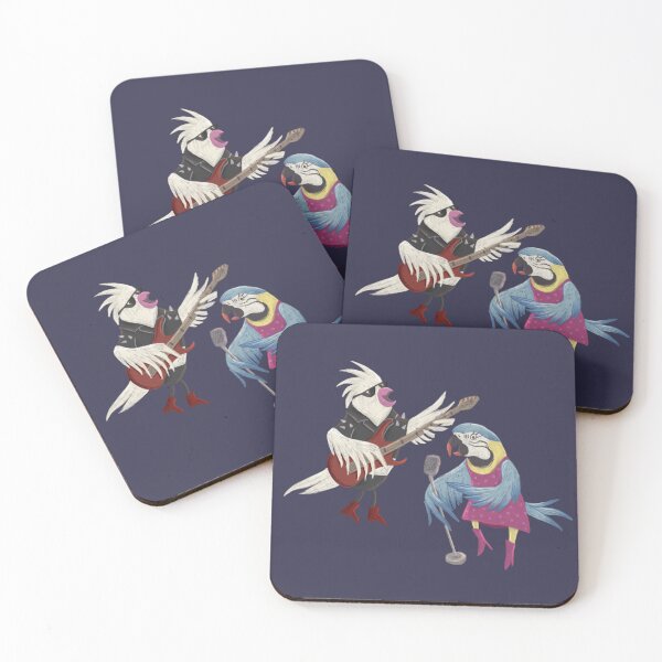 Item preview, Parrots singing and playing guitar designed and sold by adelacreative.