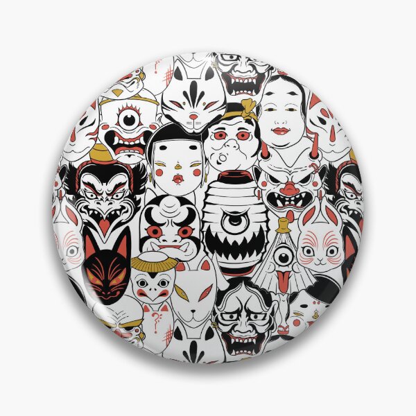 Item preview, Japanese Mask Festival designed and sold by JuneDao.