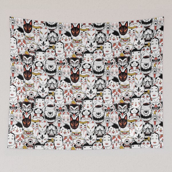 Item preview, Japanese Mask Festival designed and sold by JuneDao.