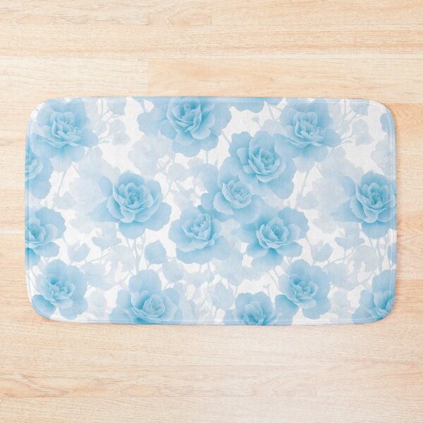Item preview, Blue Rose floral Seamless patterns  designed and sold by RocketArtInd.