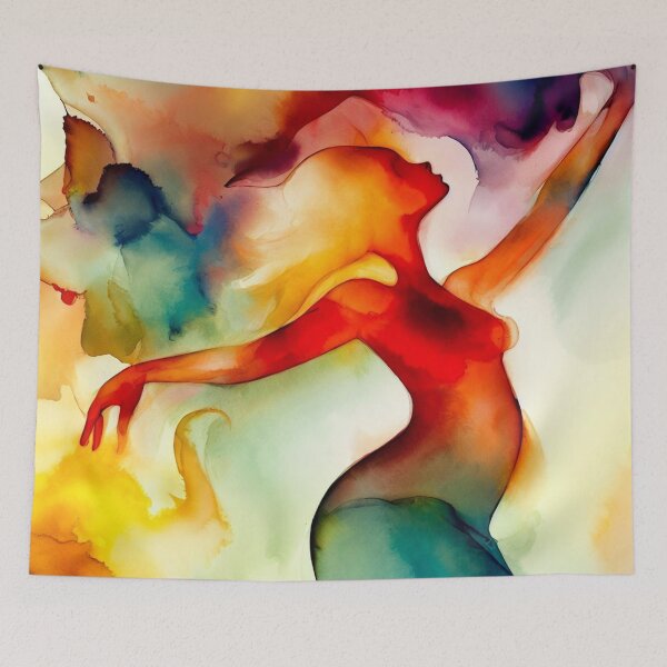 Item preview, Dance of Colors 21 designed and sold by blackwhiteblue.