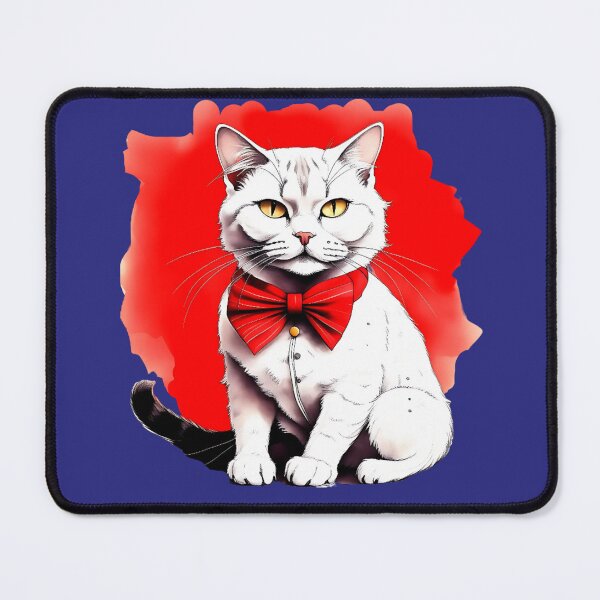 Item preview, Adorable kitten with a red bow around her neck. designed and sold by Natalia-Vlad.