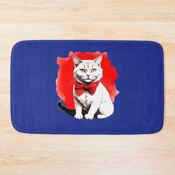 Item preview, Adorable kitten with a red bow around her neck. designed and sold by Natalia-Vlad.