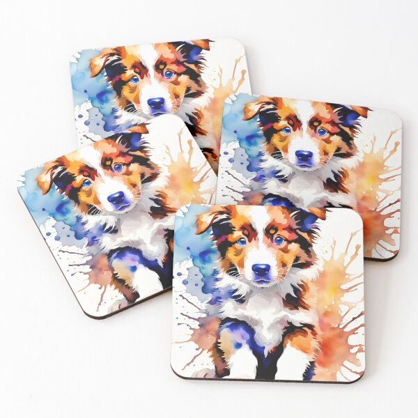 Item preview, Border Collie Puppy in Paint designed and sold by Mister-Mouse.