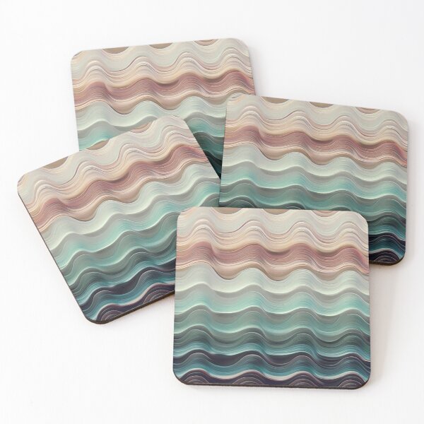 Item preview, Wave pattern designed and sold by blackwhiteblue.