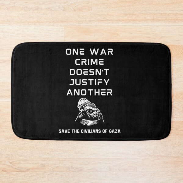 Item preview, One War Crime Doesnt Justify Another. Save The Civilians Of Gaza designed and sold by Rebel-Design.