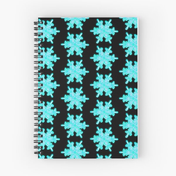 Item preview, Neon snowflake crystal - icy teal blue  designed and sold by Rosamint.