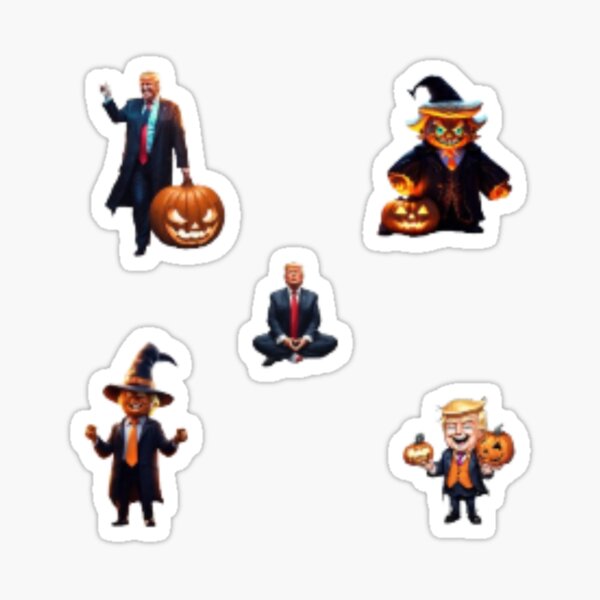 Item preview,  Trump Halloween Day sticker designed and sold by Graphichop.