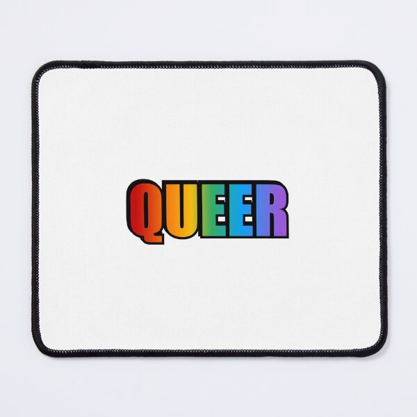 Item preview, Queer - rainbow gay pride flag colors - National Coming Out Day designed and sold by Inspirationmotivation.