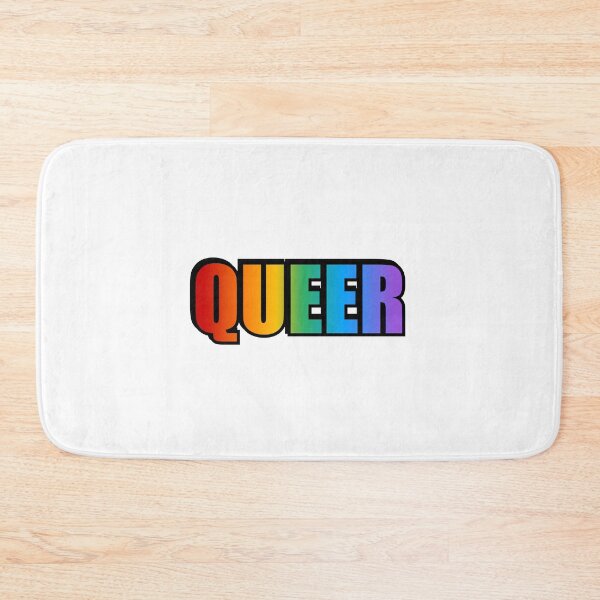 Item preview, Queer - rainbow gay pride flag colors - National Coming Out Day designed and sold by Inspirationmotivation.
