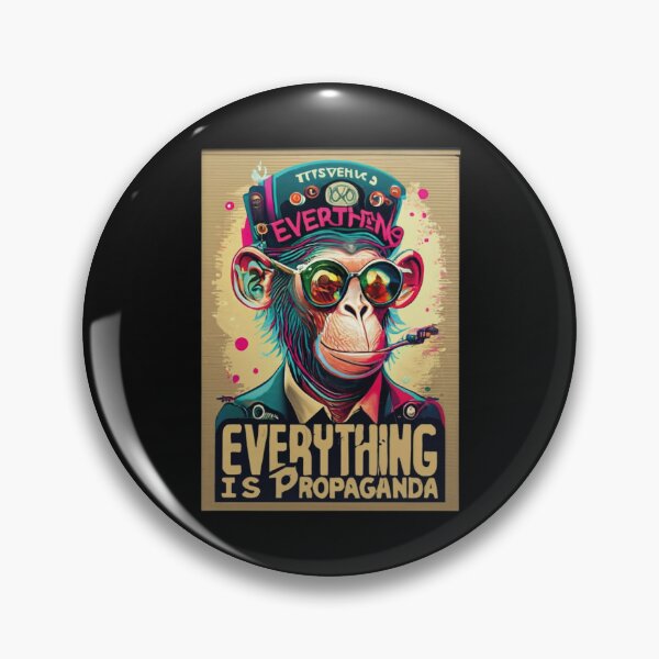 Item preview, Military monkey, everything is propaganda designed and sold by LuckyFamily.