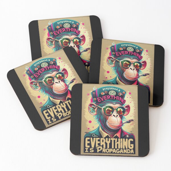 Item preview, Military monkey, everything is propaganda designed and sold by LuckyFamily.