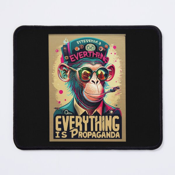 Item preview, Military monkey, everything is propaganda designed and sold by LuckyFamily.
