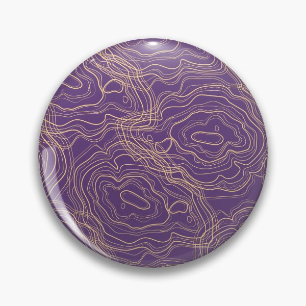Item preview, Topography pattern - Topographic yellow and purple abstract groups designed and sold by KMCYZ.