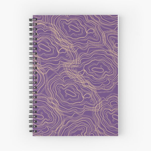 Item preview, Topography pattern - Topographic yellow and purple abstract groups designed and sold by KMCYZ.