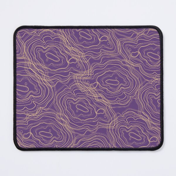 Item preview, Topography pattern - Topographic yellow and purple abstract groups designed and sold by KMCYZ.
