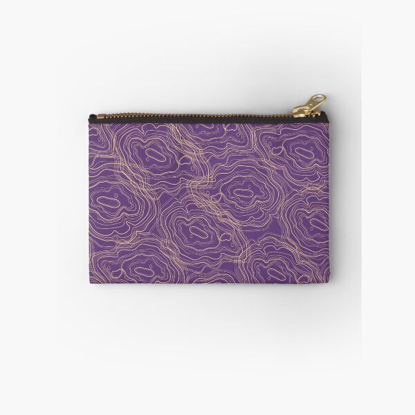 Item preview, Topography pattern - Topographic yellow and purple abstract groups designed and sold by KMCYZ.
