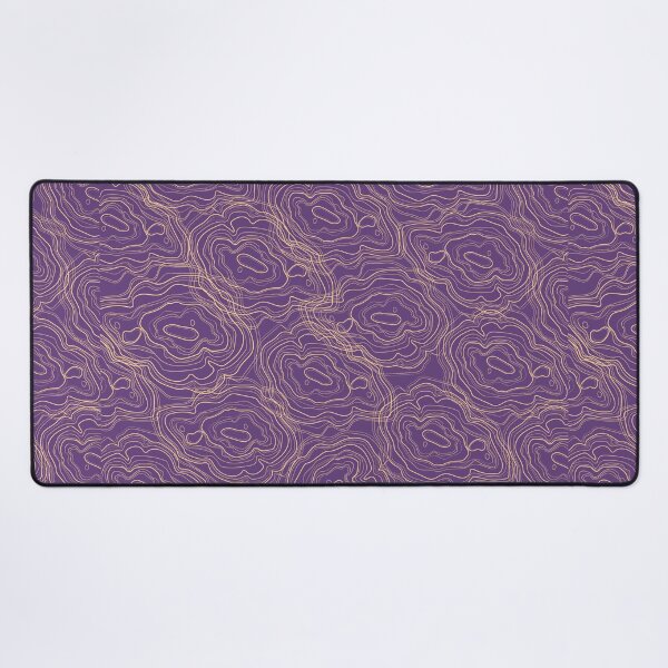 Item preview, Topography pattern - Topographic yellow and purple abstract groups designed and sold by KMCYZ.