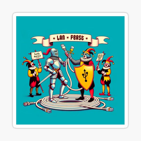 Item preview, LAN Feast - A Medieval Gathering designed and sold by Technococoon.