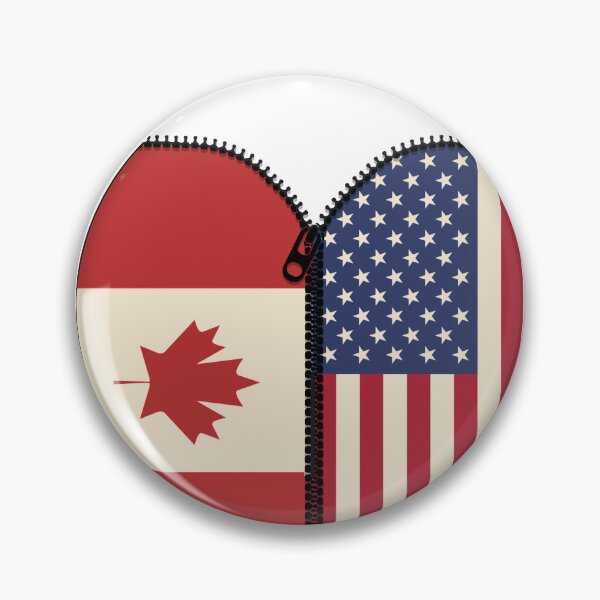Item preview, Flag of Canada and America, Canadian Americans Gift designed and sold by Tamarage.