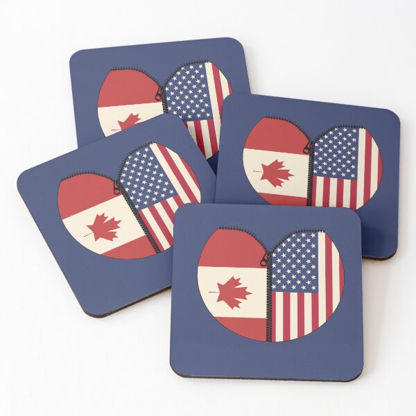 Item preview, Flag of Canada and America, Canadian Americans Gift designed and sold by Tamarage.