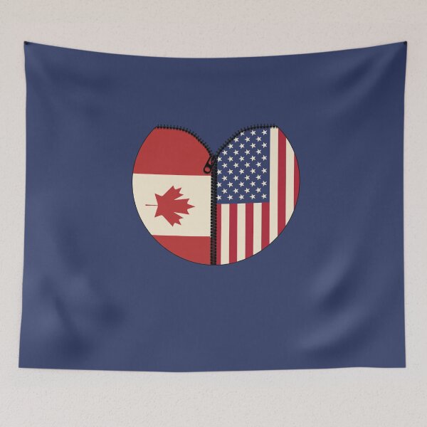 Item preview, Flag of Canada and America, Canadian Americans Gift designed and sold by Tamarage.