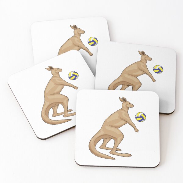 Item preview, Kangaroo Volleyball player Volleyball designed and sold by Snabdesign84.